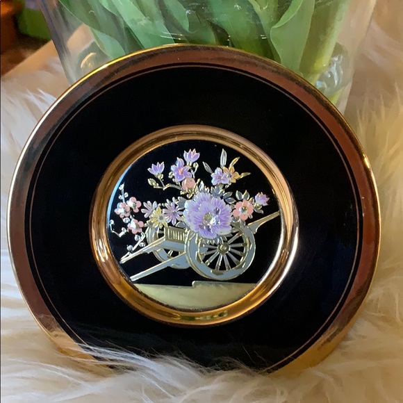 SALE!! Chokin plate 24 karat gold edging. 3 - Picture 7 of 7